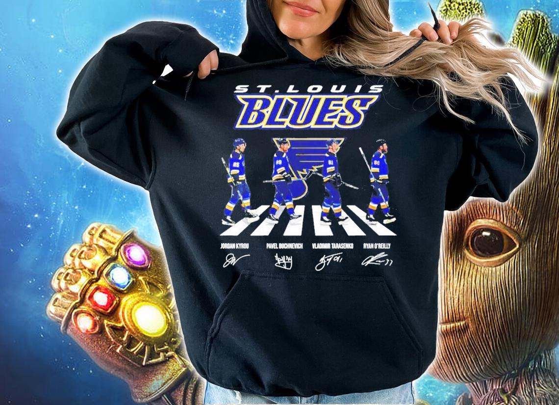 St Louis Blues Abbey Road Signature Shirt t-shirt hoodie