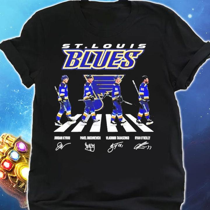St Louis Blues Abbey Road Signature Shirt t-shirt shirt