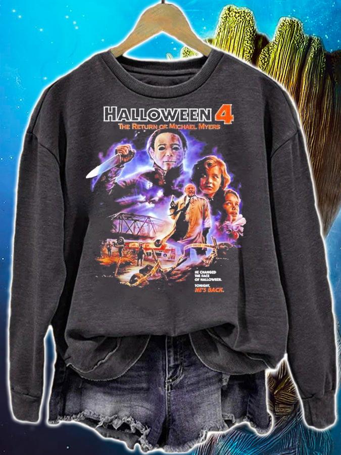 Halloween 4 The Return Of Michael Myers He Changed The Face Of Halloween Shirt t-shirt sweatshirt
