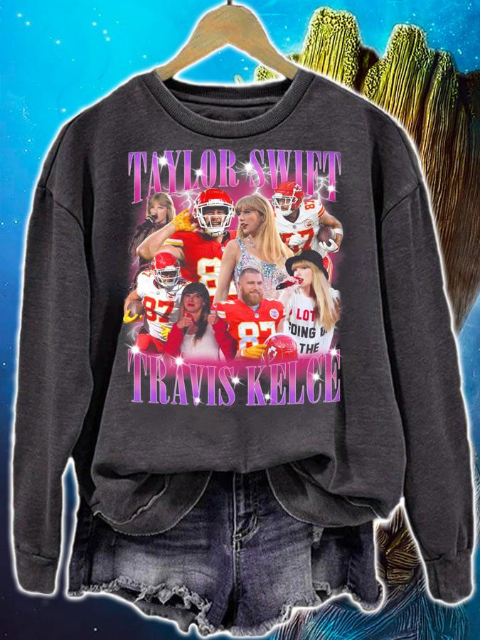 Taylor Swift Travis Kelce Vintage Art t-shirt sweatshirt
