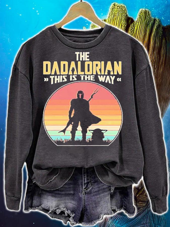 Vintage Styled The Dadalorian This Is the Way T-Shirt t-shirt sweatshirt