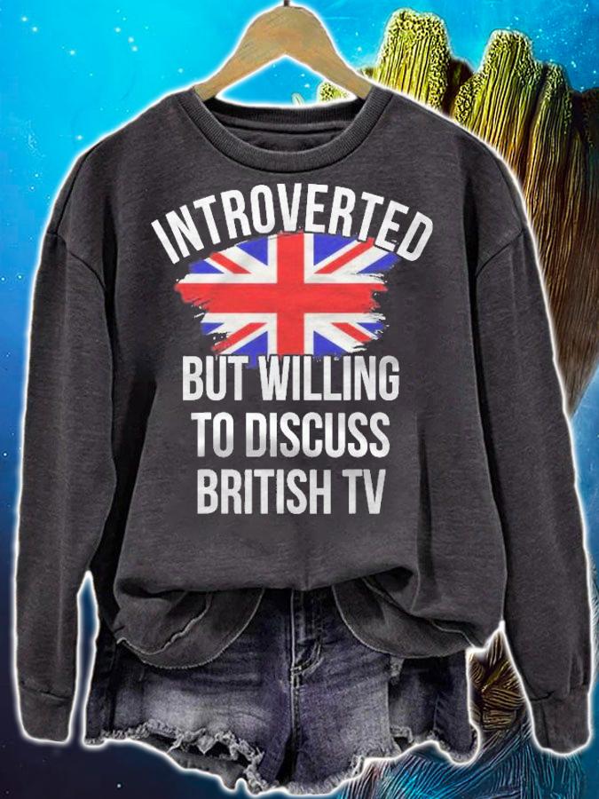 Willing To Discuss British Tv Gift For British Sitcom Fans Shirt t-shirt sweatshirt