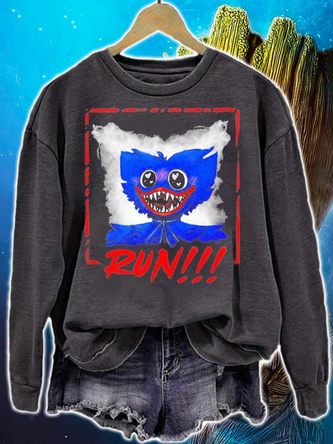 Wuggy Wuggy Is After You Run T-Shirt t-shirt sweatshirt