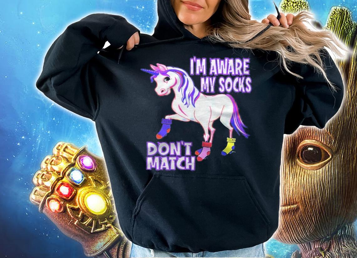 Funny Mismatched Socks Im Aware My Sock Dont Match Shirt t-shirt hoodie