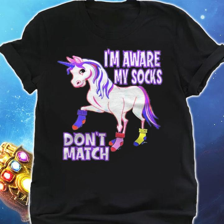 Funny Mismatched Socks Im Aware My Sock Dont Match Shirt t-shirt shirt