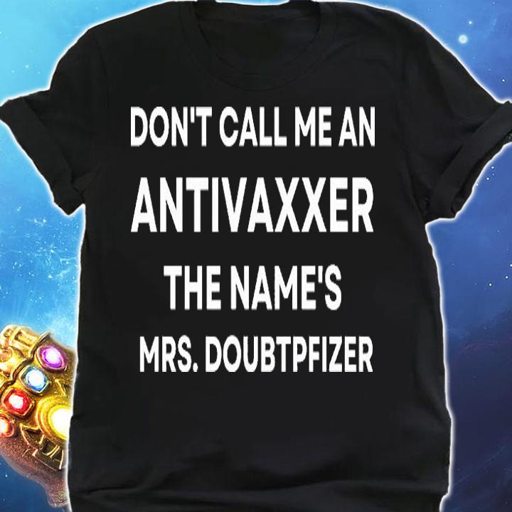 Funny Mrs. DoubtPfizer Parody #FJB Front And Back Design 2021 T-Shirt t-shirt shirt
