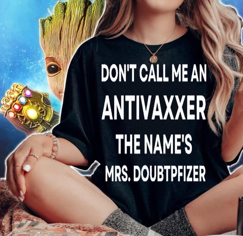 Funny Mrs. DoubtPfizer Parody #FJB Front And Back Design 2021 T-Shirt t-shirt woman shirt