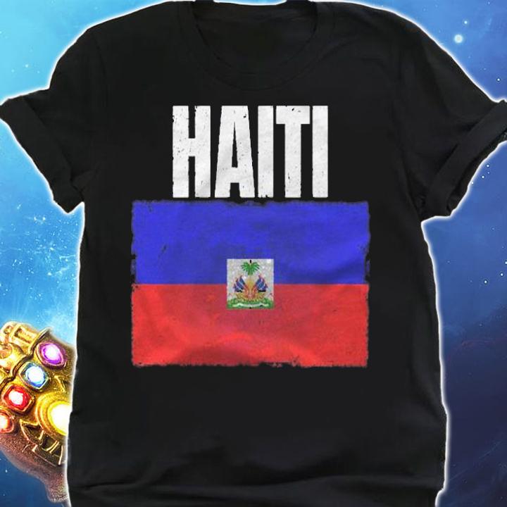 Distressed Haiti Flag Graphic For Men Women Hayti Haitian Premium Shirt t-shirt shirt