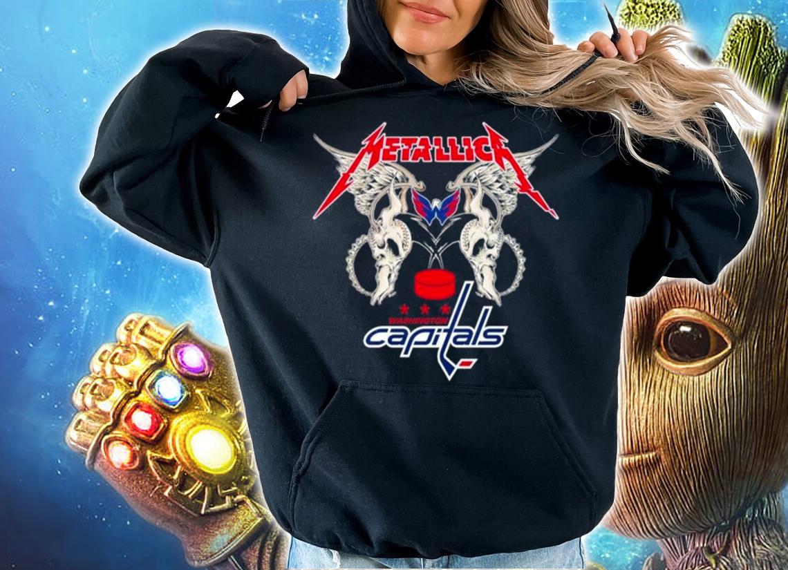 Metallica Wings Washington Capitals Logo t-shirt hoodie
