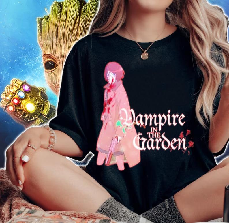 Momo Vampire In The Garden Anime Shirt t-shirt woman shirt