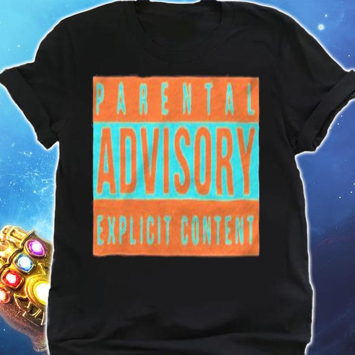 Parental advisory explicit content T-shirt t-shirt shirt