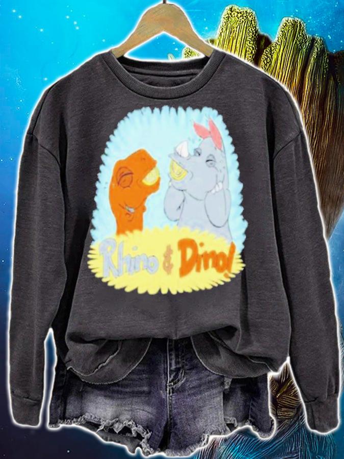 Rhino And Dino Lemon Smiles Shirt t-shirt sweatshirt