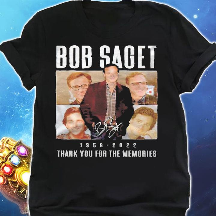 Bob Saget signature 1956 2022 thank you for the memories vintage t-shirt shirt