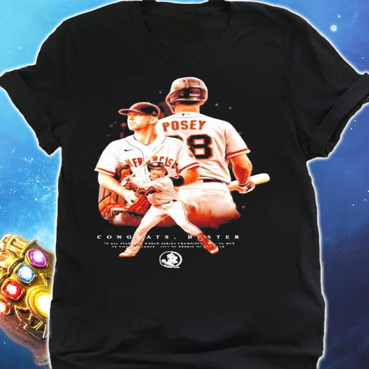 Buster Posey San Francisco Giants Baseball Congrats Buster t-shirt shirt