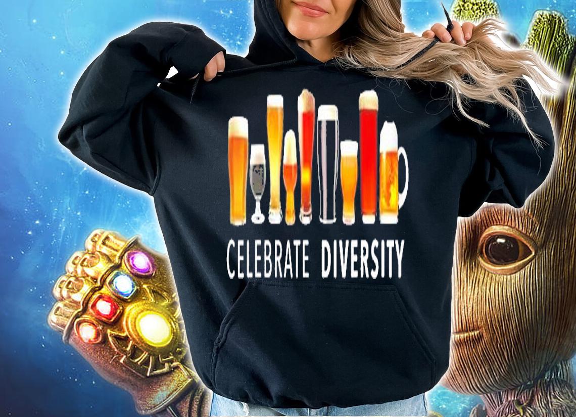 Celebrate Diversity Craft Beer T-Shirt hoodie