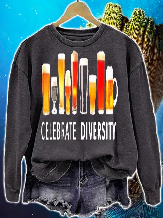 Celebrate Diversity Craft Beer T-Shirt sweatshirt