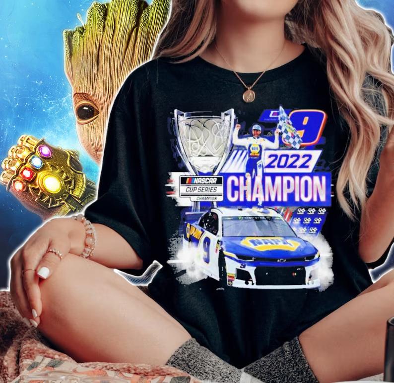 Chase Elliott Champion 2022 Nascar Cup Series t-shirt woman shirt