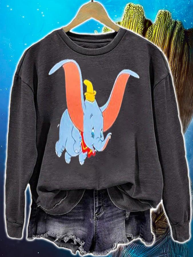 Classic Dumbo Flying Elephant T-Shirt sweatshirt