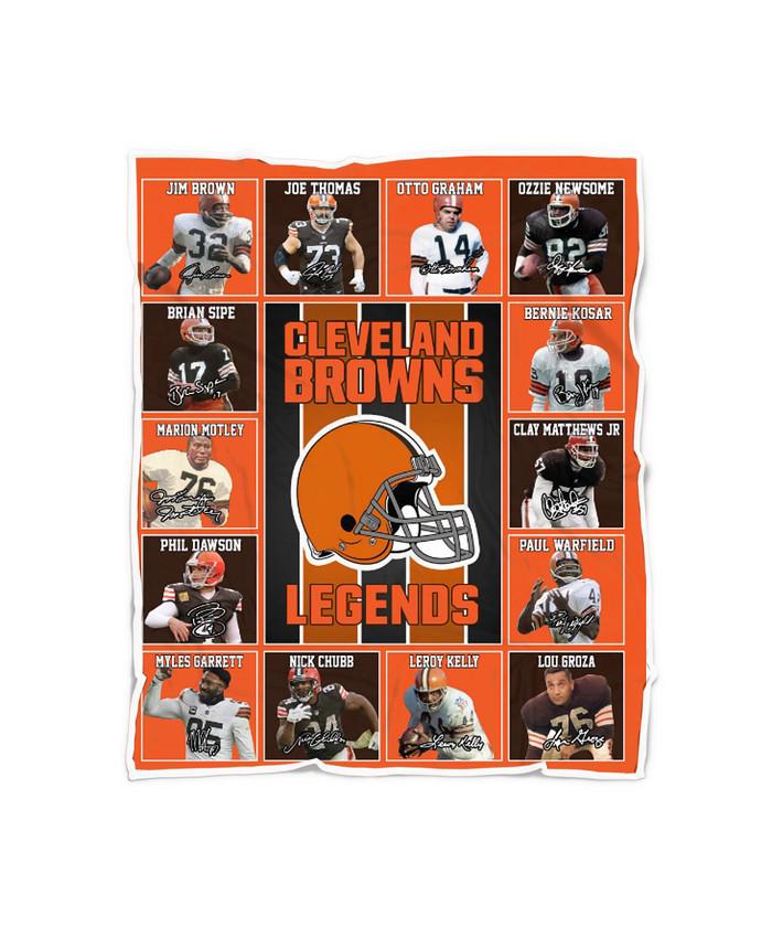 Cleveland Browns Legends Signature Quilt blanket shirt