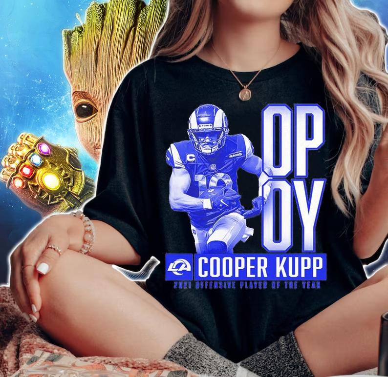 Cooper Kupp Los Angeles Rams 2021 NFL Offensive Player Of The Year t-shirt woman shirt