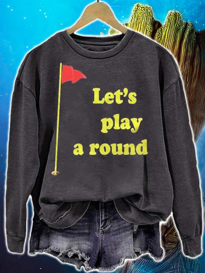 Funny Golf Player Club And Ball Sport T-shirt sweatshirt