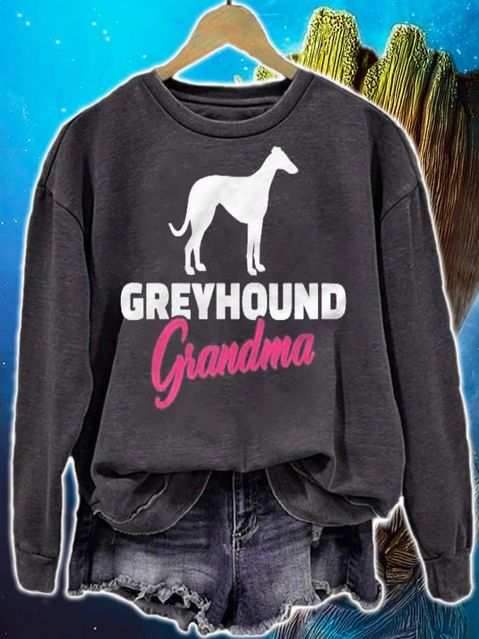 Greyhound Grandma Dog Lover Gift Shirt sweatshirt