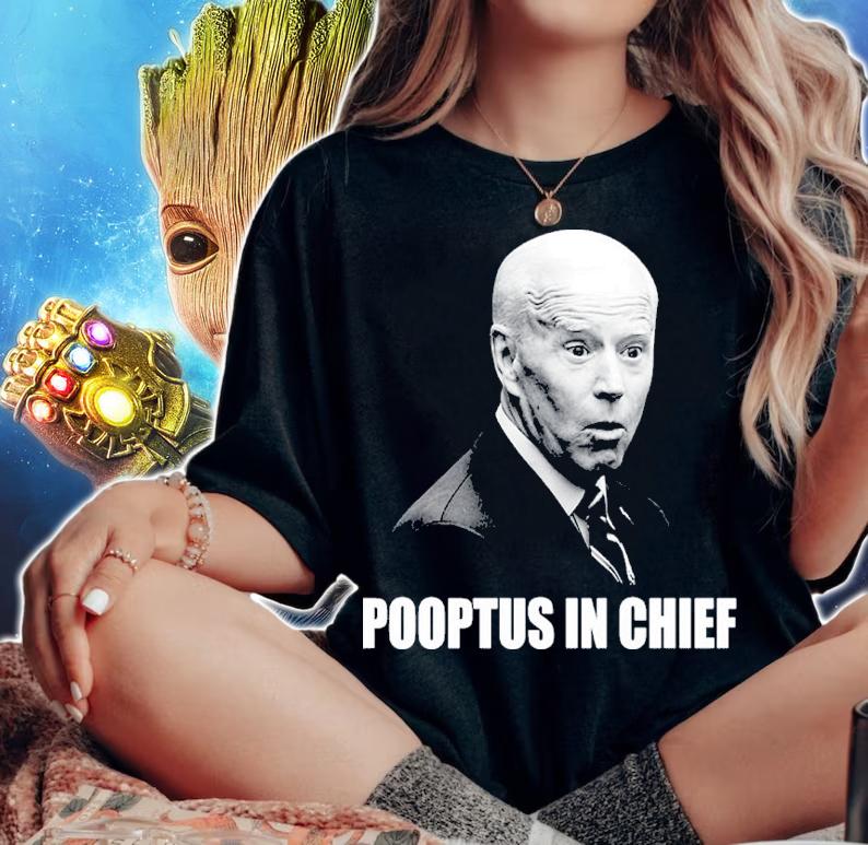 Joe Biden Pooptus In Chief Shirt woman shirt