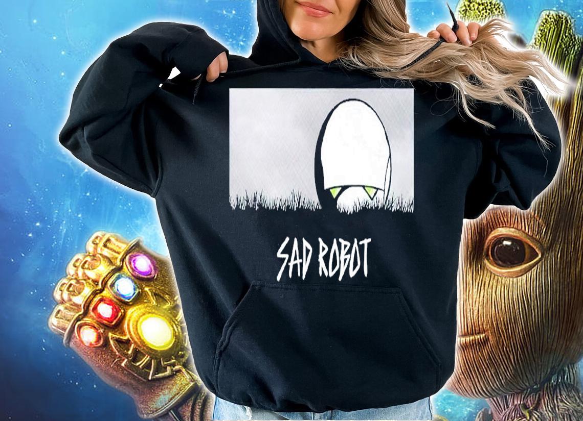 Marvin The Paranoid Android Sad Robot Shirt hoodie
