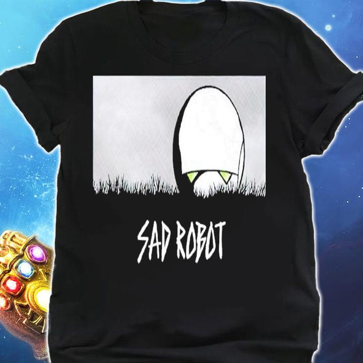 Marvin The Paranoid Android Sad Robot Shirt shirt