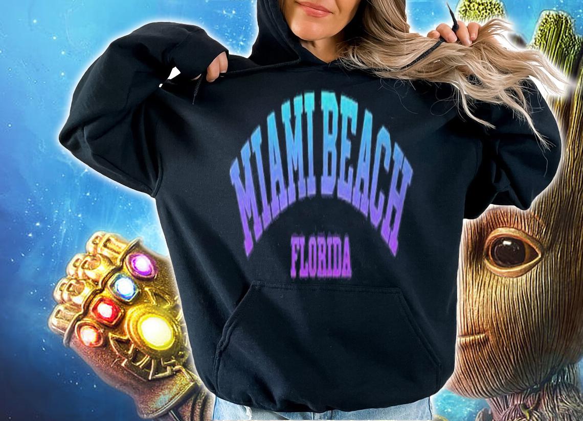 Miami Beach Florida City Pullover Shirt hoodie