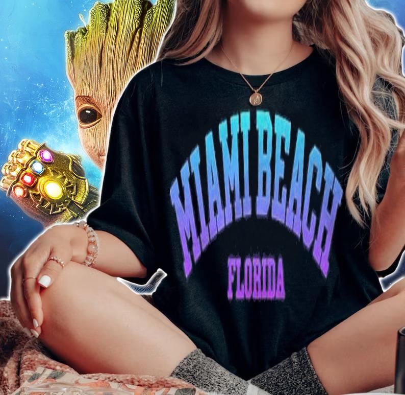 Miami Beach Florida City Pullover Shirt woman shirt