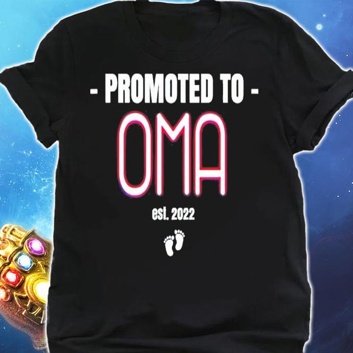 Promoted To Oma Est 2022 Shirt shirt