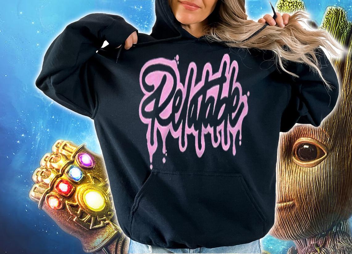 Relatable melting T-shirt hoodie
