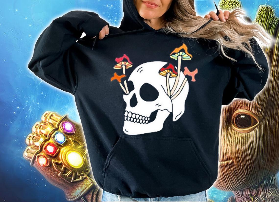 Skeleton Mushrooms Trendy T-Shirt hoodie