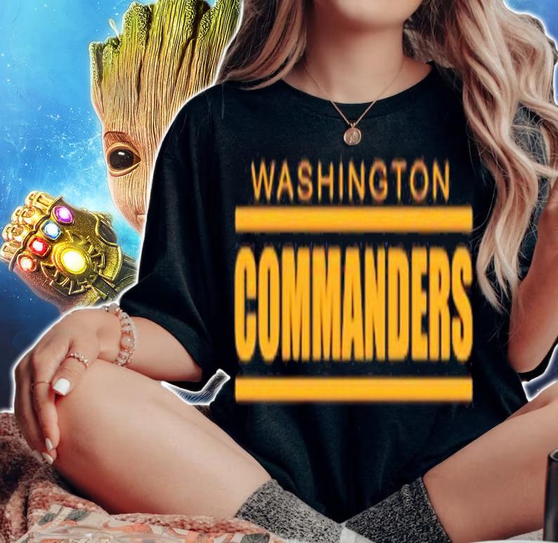 Washington Commanders T-Shirt woman shirt