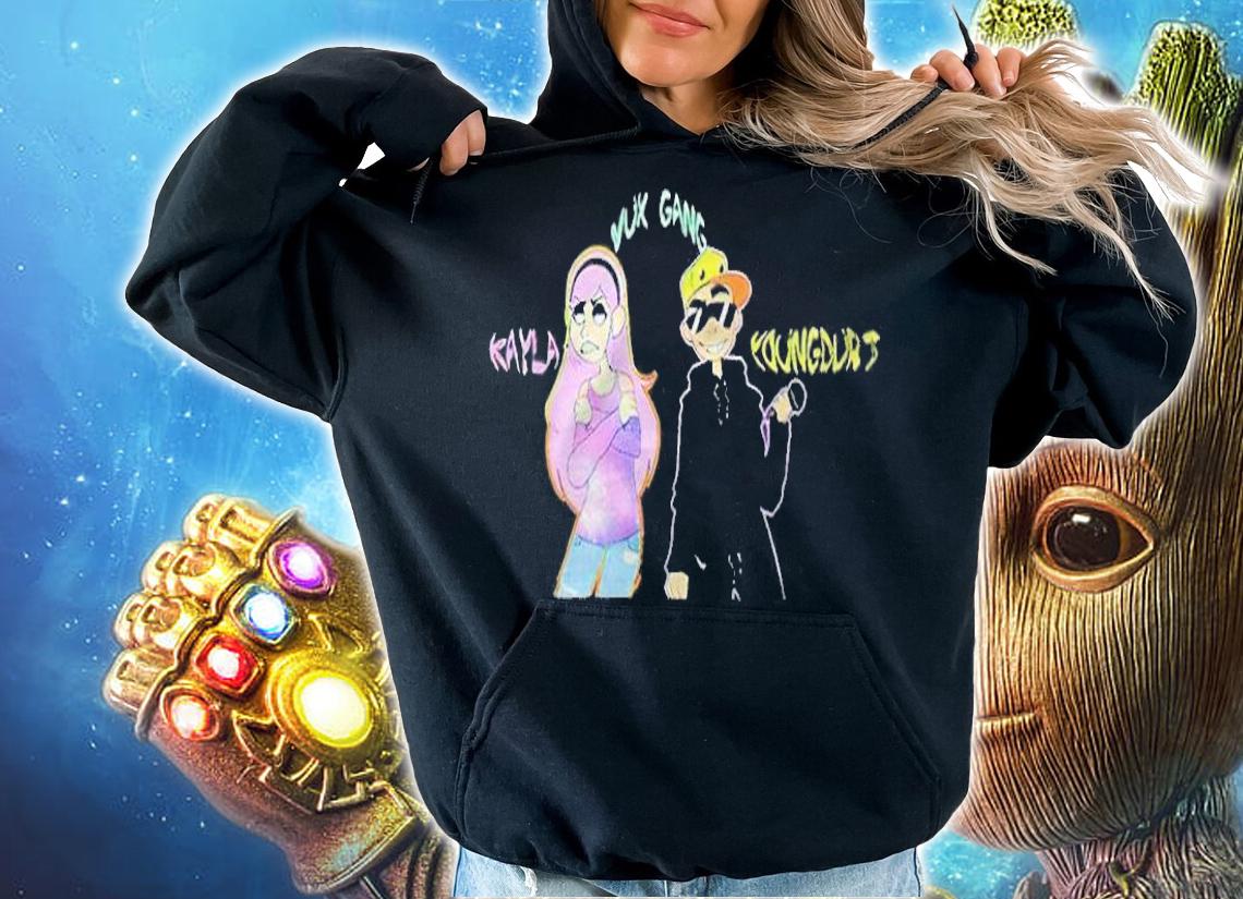 Youtube Vuxvux Kayla Vux Gang Youngdurt T-shirt hoodie
