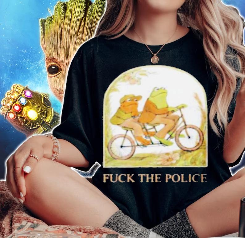 Frog And Toad Fuck The Police Shirt woman shirt