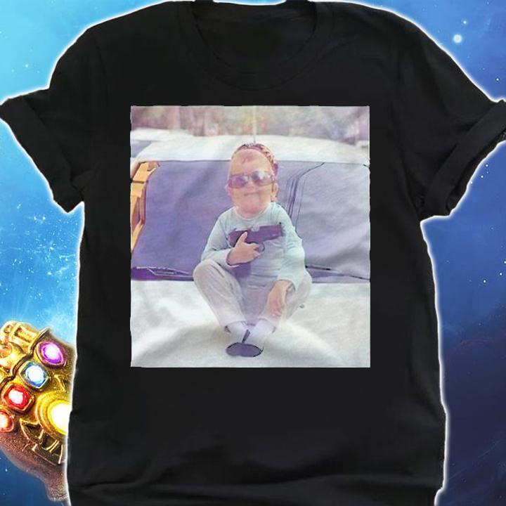 Hasbulla gun shoot T-shirt shirt