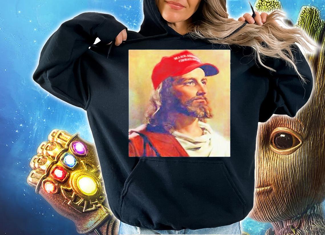 Maga Jesus Is King Ultra Maga Donald Trump T-Shirt hoodie