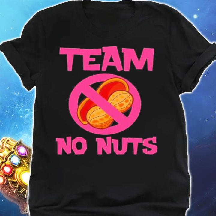 Team No Nuts Gender Reveal Girl Matching Family Baby Party Shirt shirt