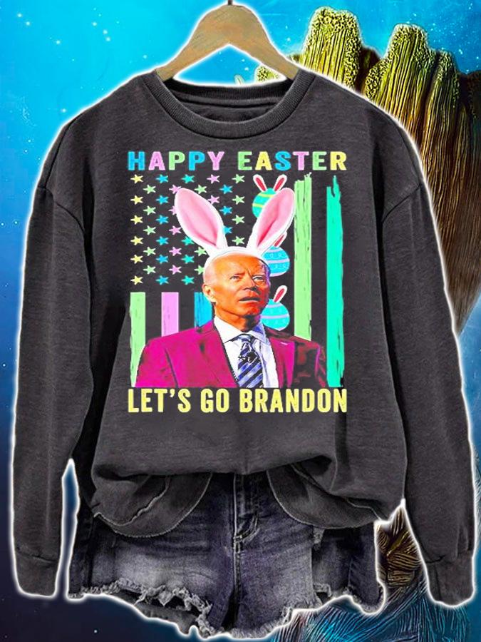 Joe Biden Happy Easter Lets Go Brandon Funny Anti Biden t-shirt sweatshirt