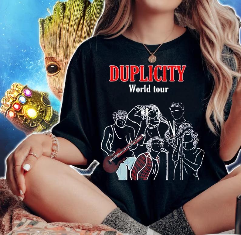 One Direction Duplicity World Tour t-shirt woman shirt