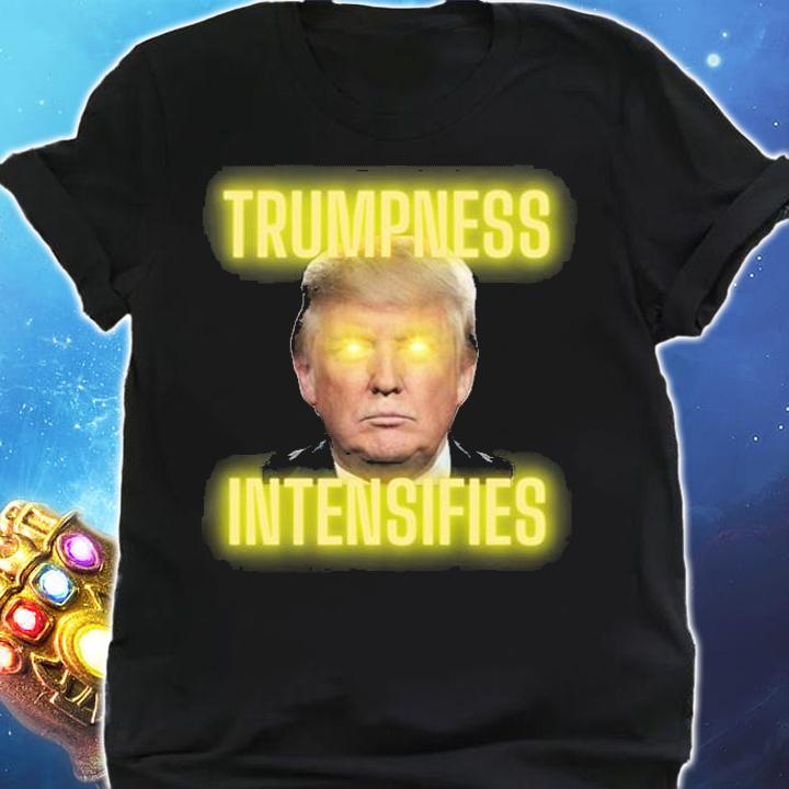 Trumpness Intensifies Funny Glowing Eyes Essential T-Shirt shirt