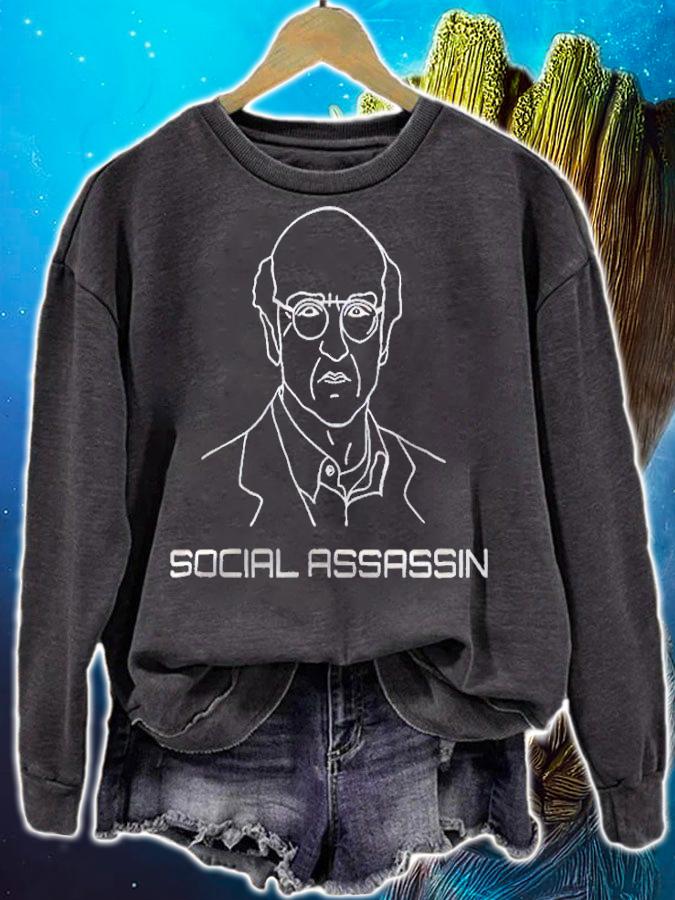 Curb Your Enthusiasm social assassin T-shirt sweatshirt