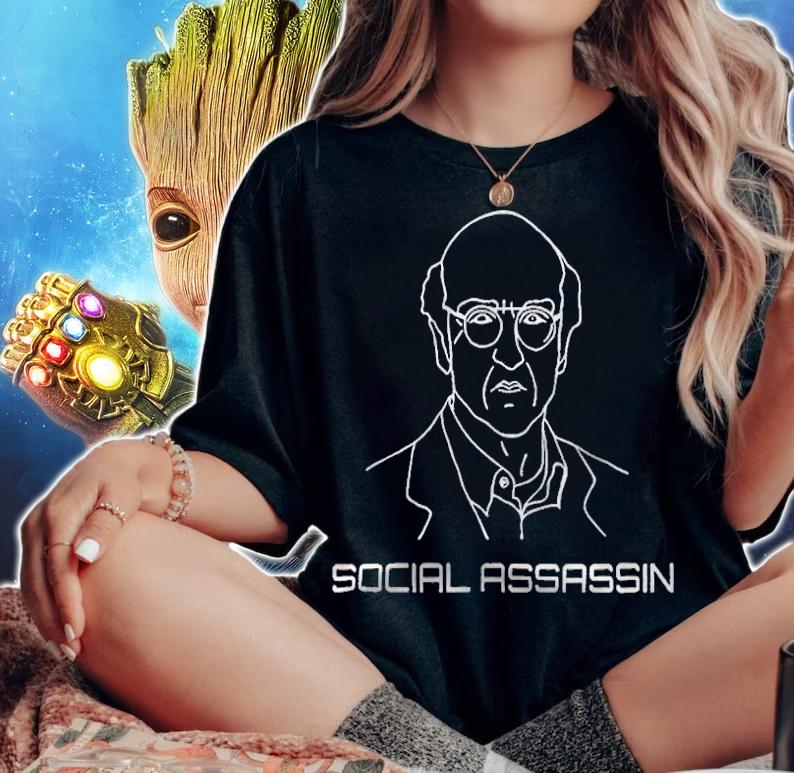Curb Your Enthusiasm social assassin T-shirt woman shirt