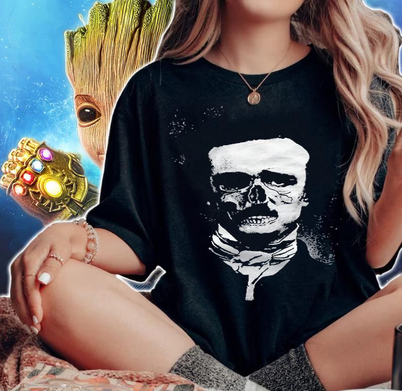 Edgar Poe Horror Mask Classic Shirt woman shirt