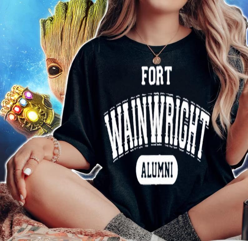 Fort Wainwright Alumni Zip United States Army T-Shirt woman shirt