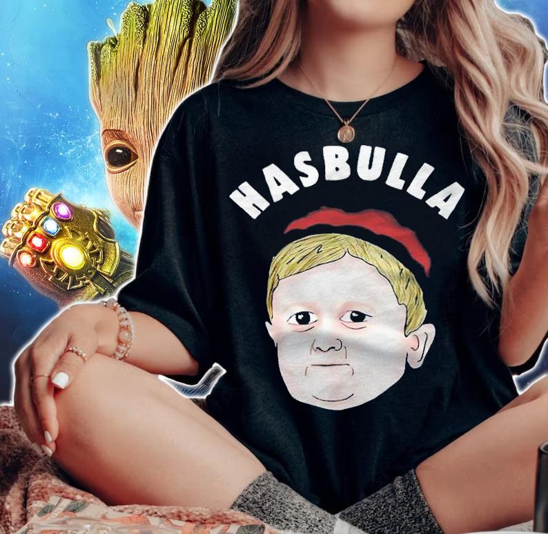 Hasbulla Magomedov face meme T-Shirt woman shirt
