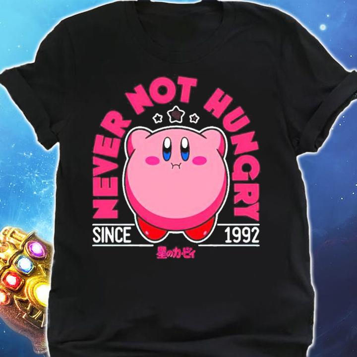Kirby never not hungry since 1992 T-shirt shirt