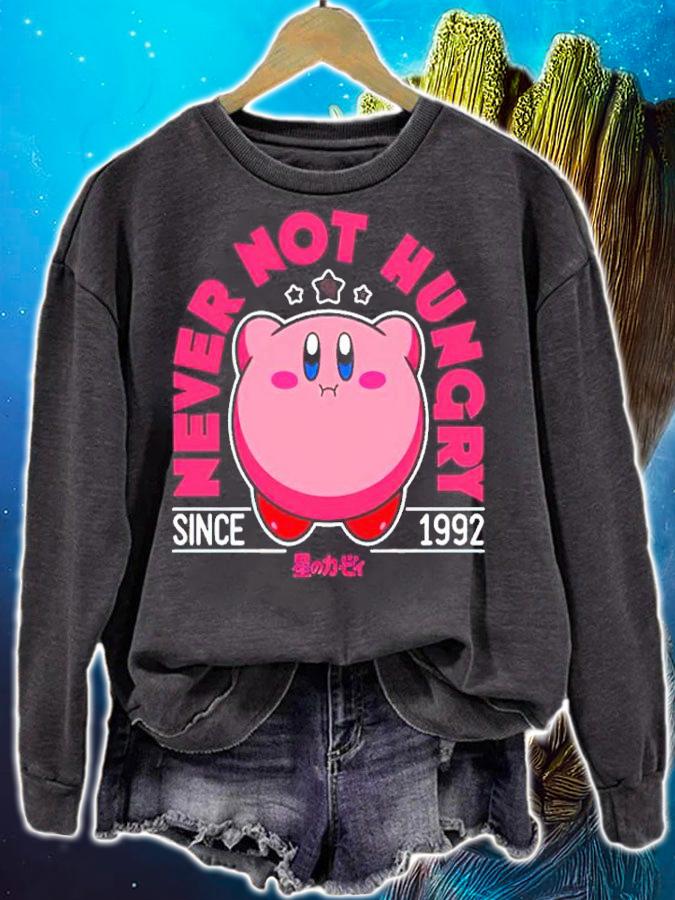 Kirby never not hungry since 1992 T-shirt sweatshirt